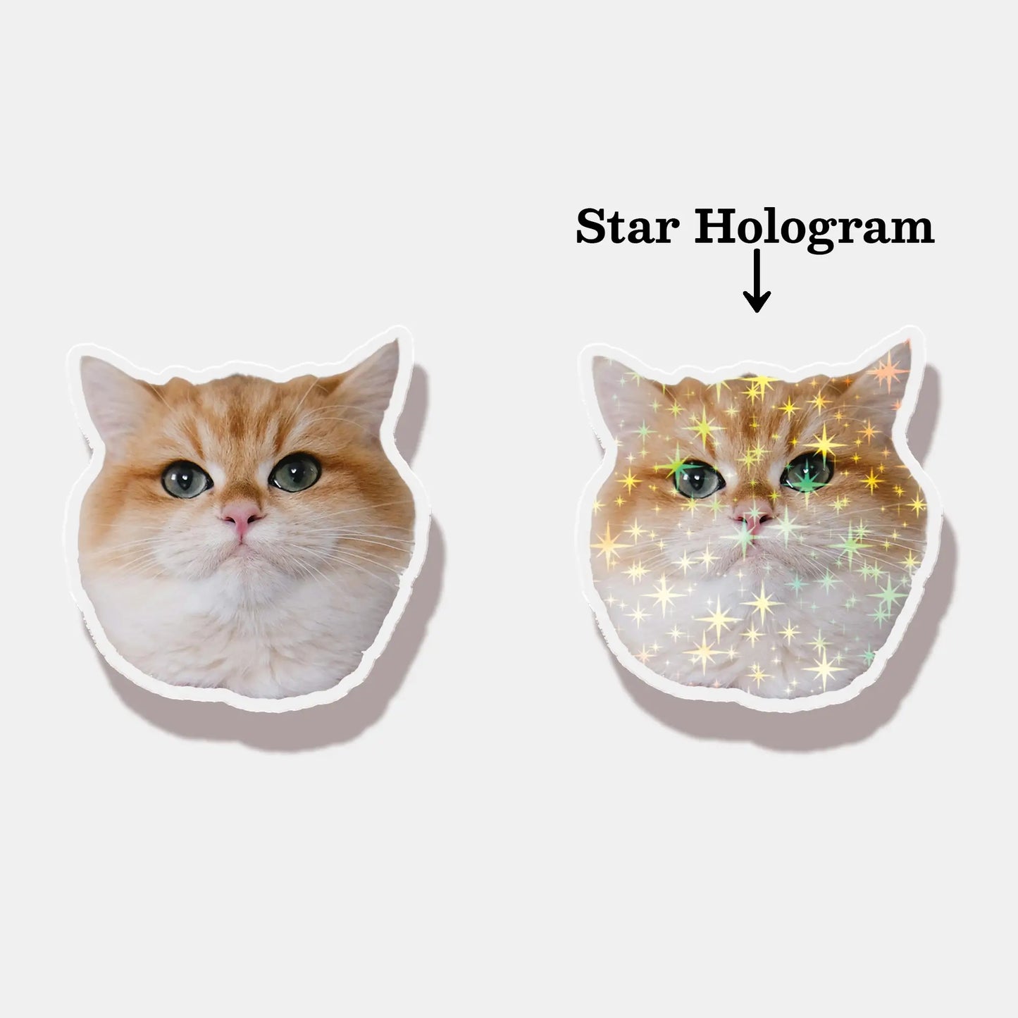 Custom Phone Grip with Star Hologram