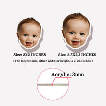 Custom Baby Photo Phone Grip Detail