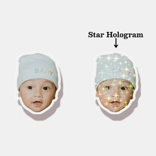 Custom Baby Photo Phone Grip with Star Hologram