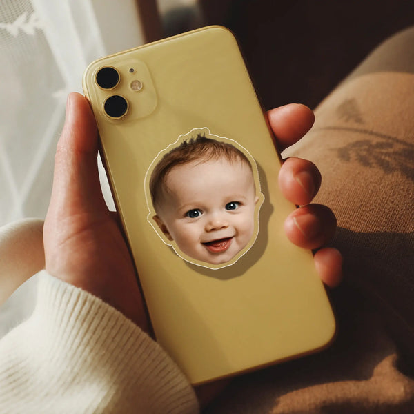 Custom Baby Photo Phone Grip