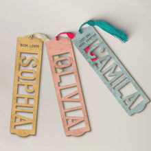 Custom Wooden Name Bookmarks
