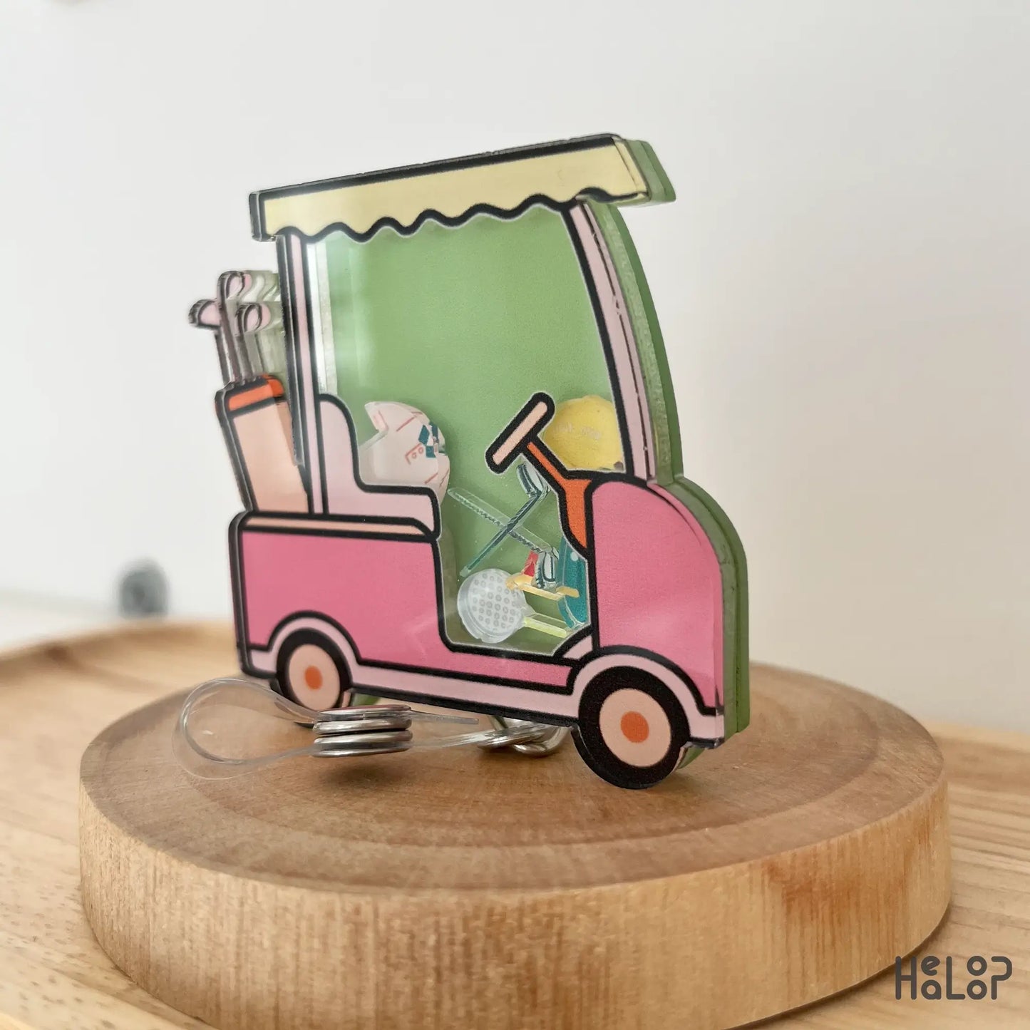 Cute Golfer Gift ID Reel