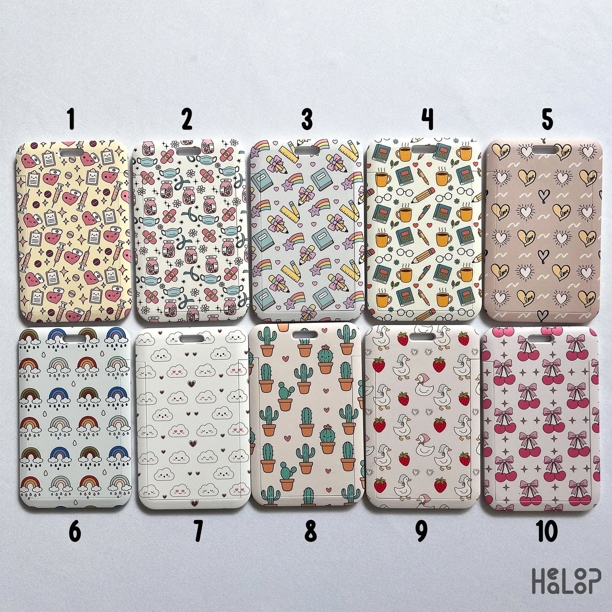 Cute id badge holder option