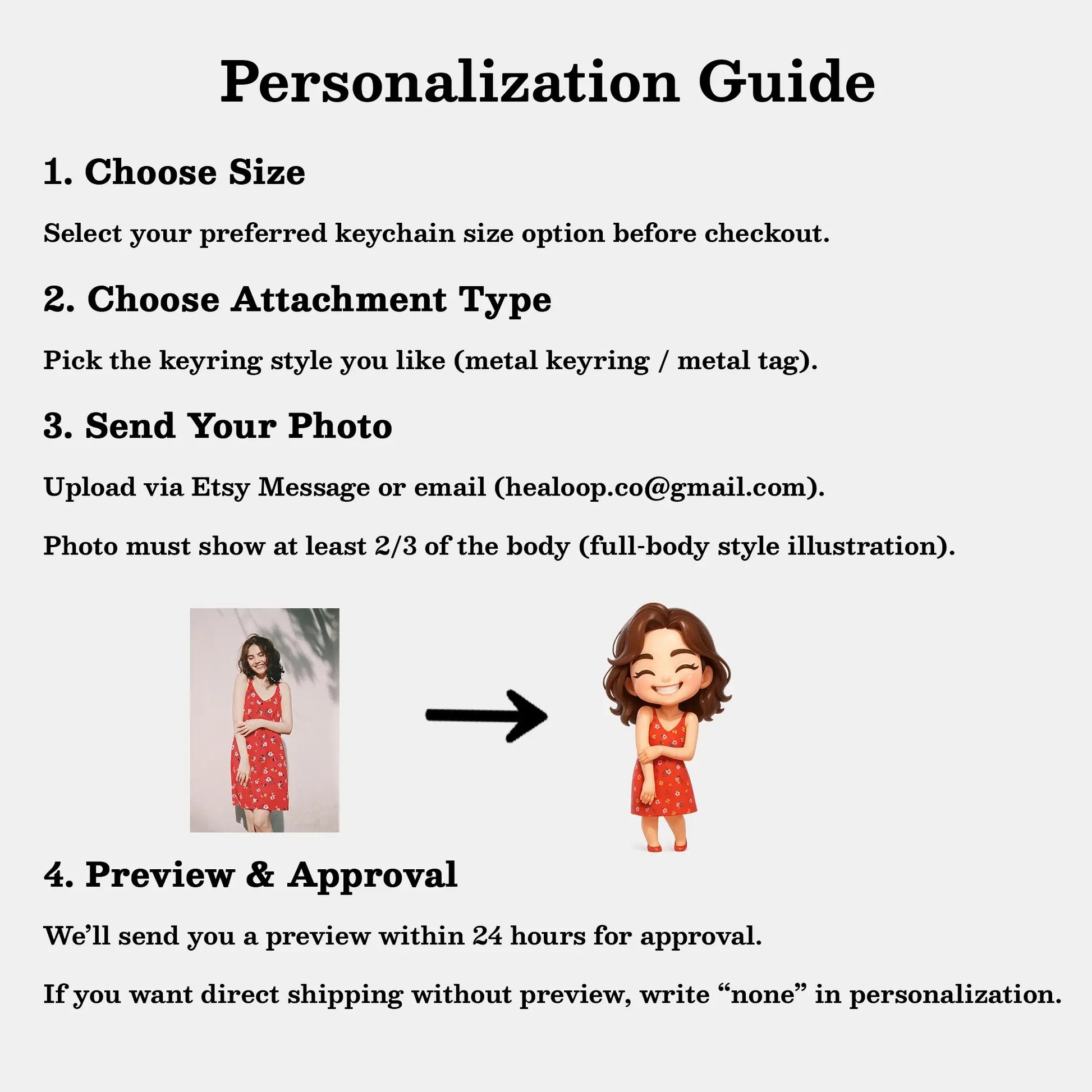 Healoop Keycahin Personalization Guide