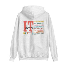 It is okay to hoodie ash color back print