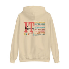 It is okay to hoodie sand color back print