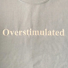 Overstimulated Mental Health Sweatshirt Detail