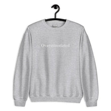 Overstimulated Mental Health Sweatshirt - Sport Grey - Healoop