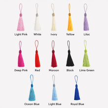 Personalized Bookmark 13 Tassel Colors