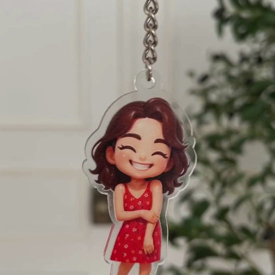 Custom Chibi Keychain Video