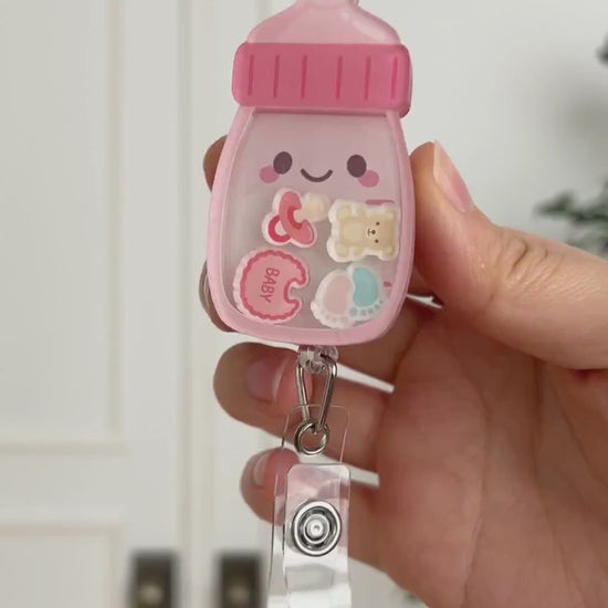 Baby Bottle Shaker Badge Reel Video