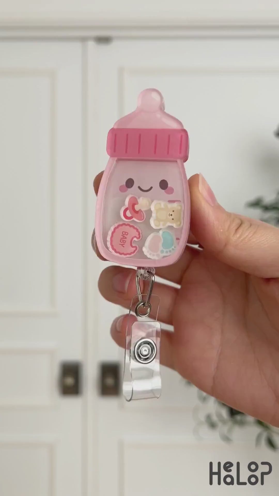 Baby Bottle Shaker Badge Reel Video