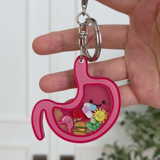 Stomach shaker keychain video