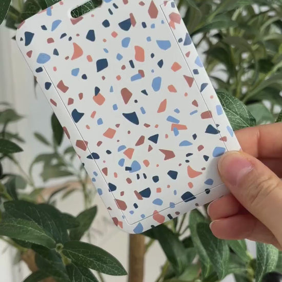 Boho Abstract Id Badge Holder Video