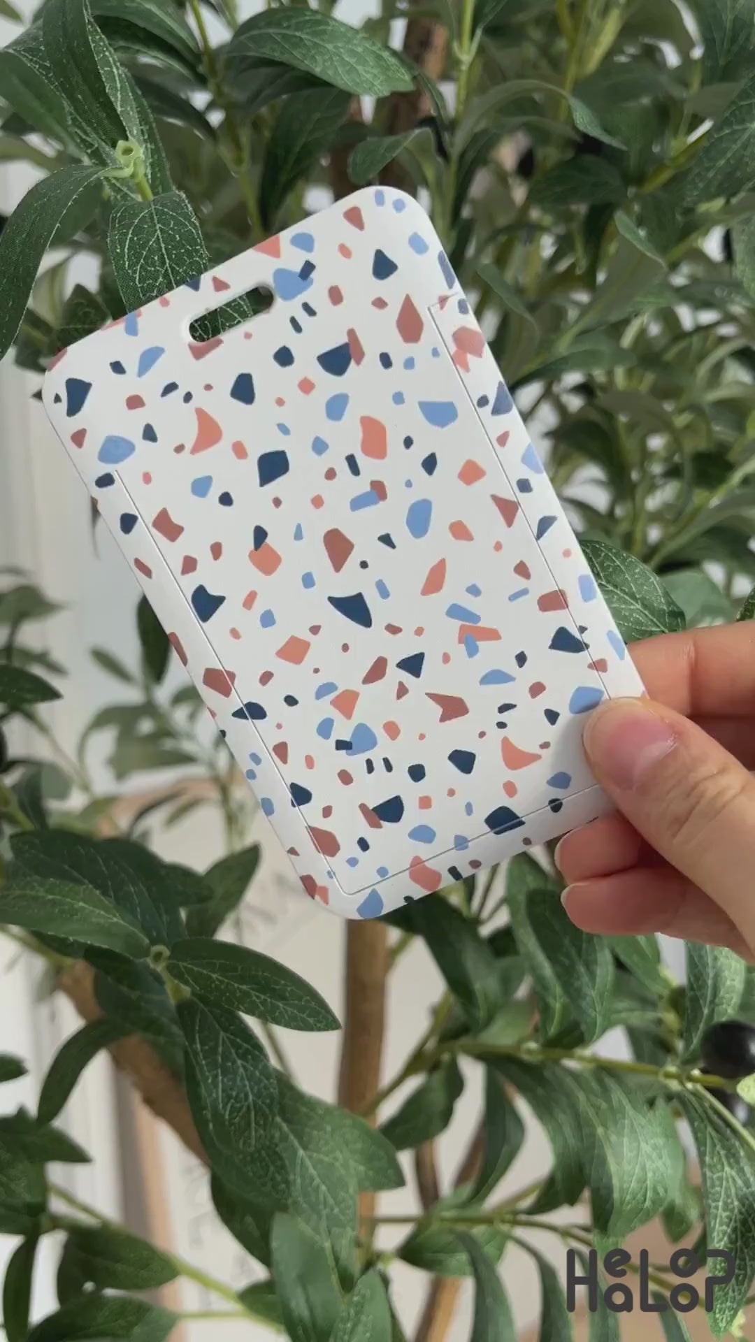 Boho Abstract Id Badge Holder Video