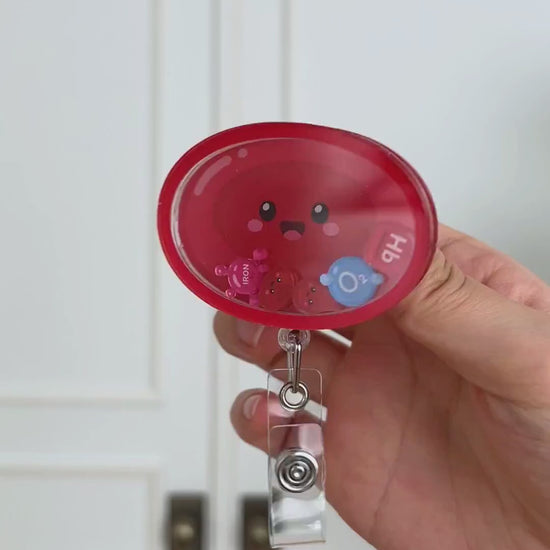 Red blood cell shaker badge reel video