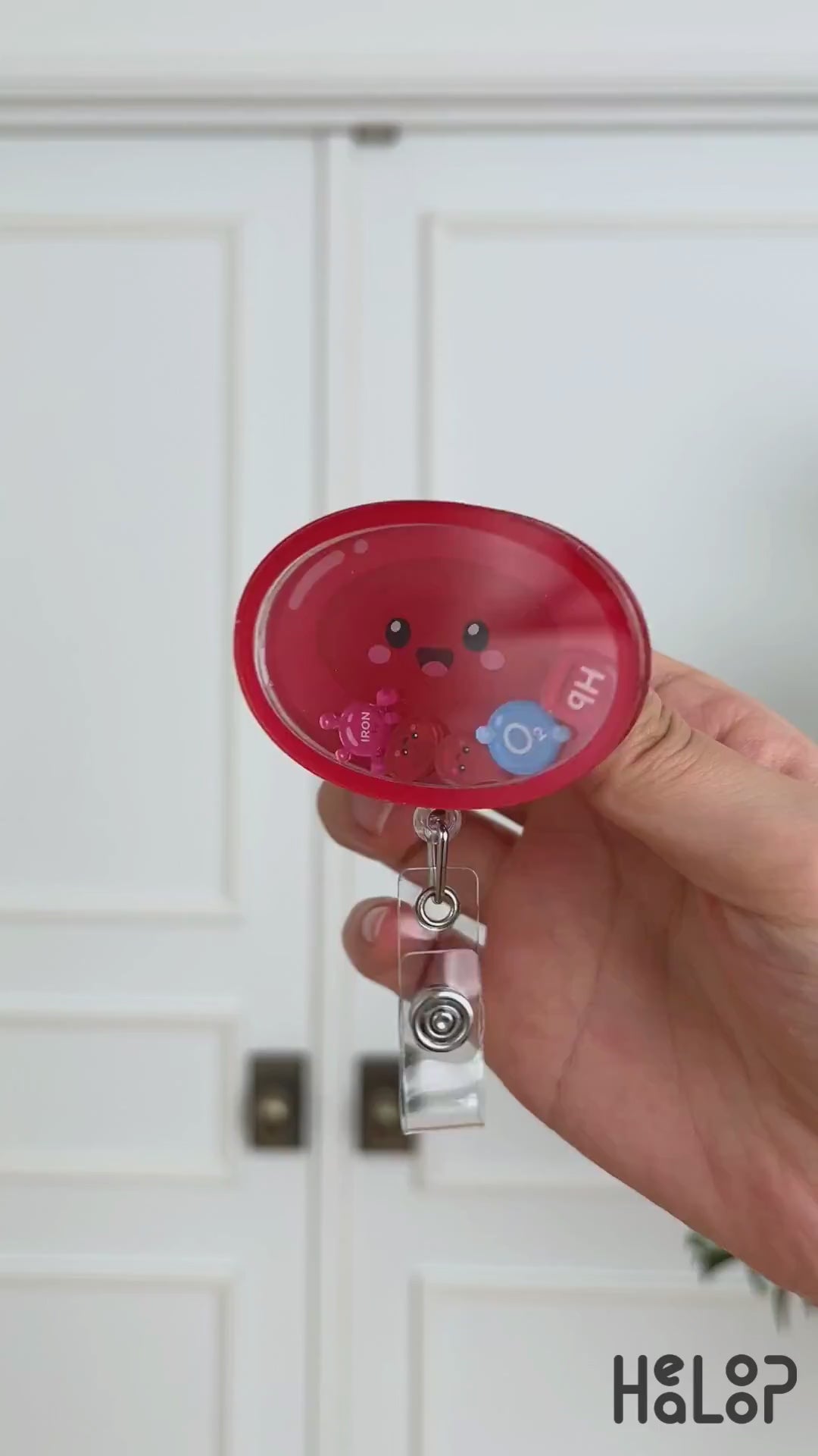 Red blood cell shaker badge reel video