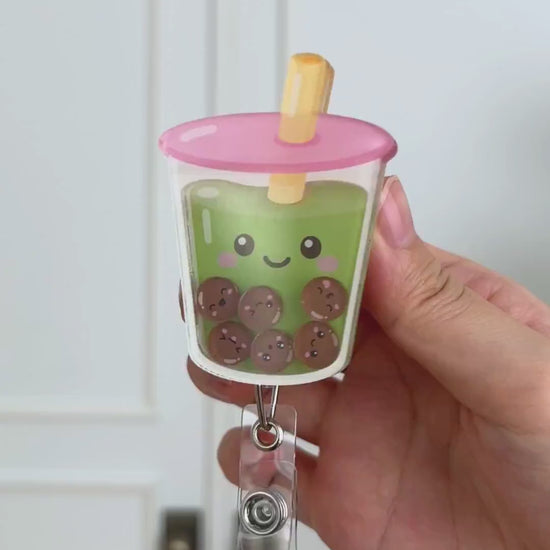 Matcha Boba Tea Video