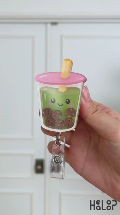 Matcha Boba Tea Video
