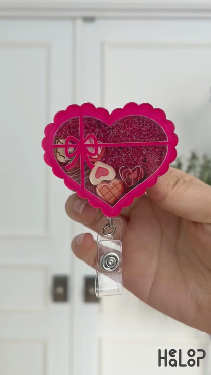 Valentines Day Shaker Badge Reel Video