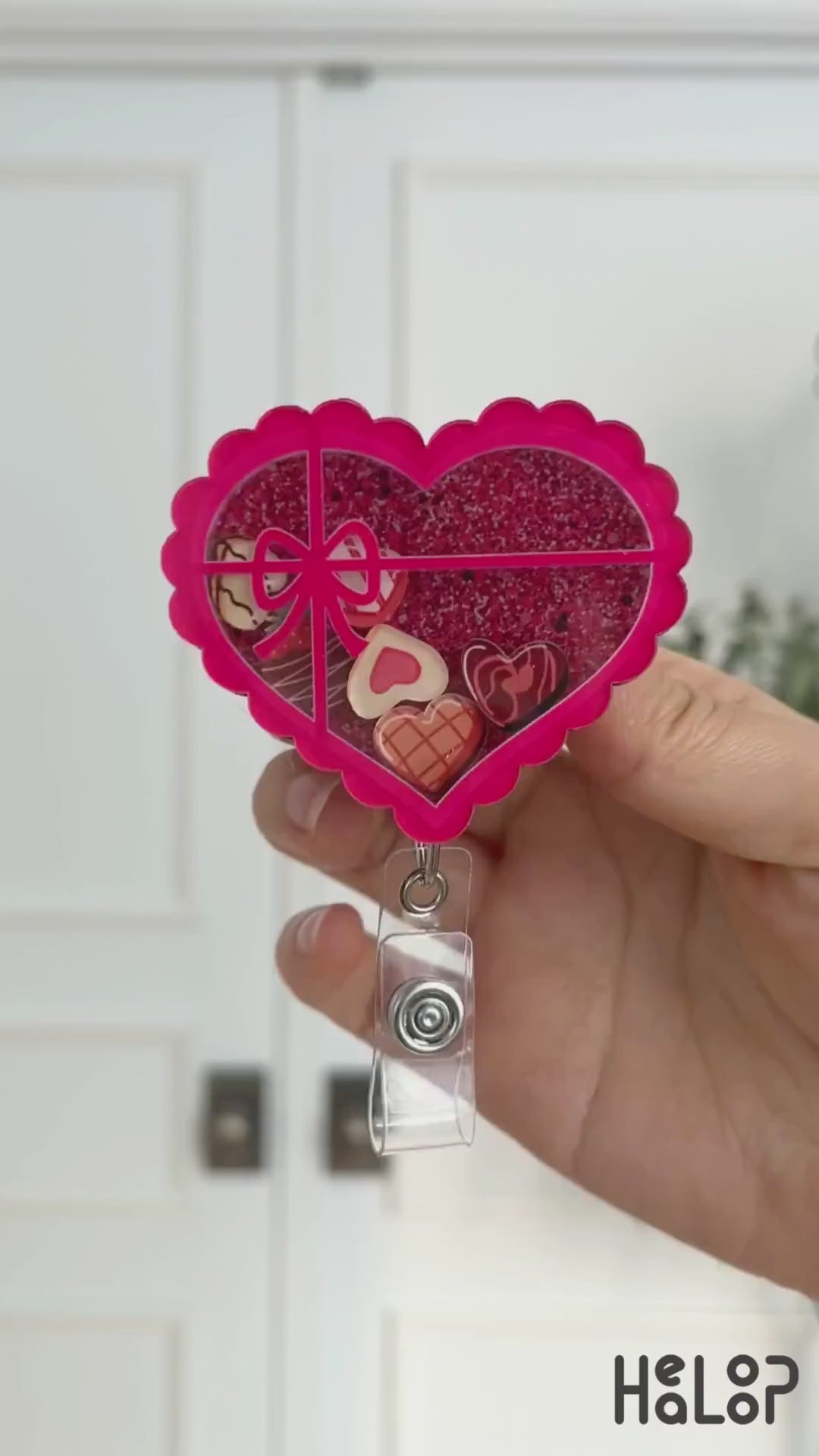 Valentines Day Shaker Badge Reel Video
