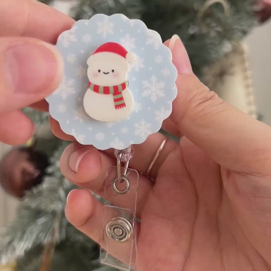 Snowman Badge Reel Video