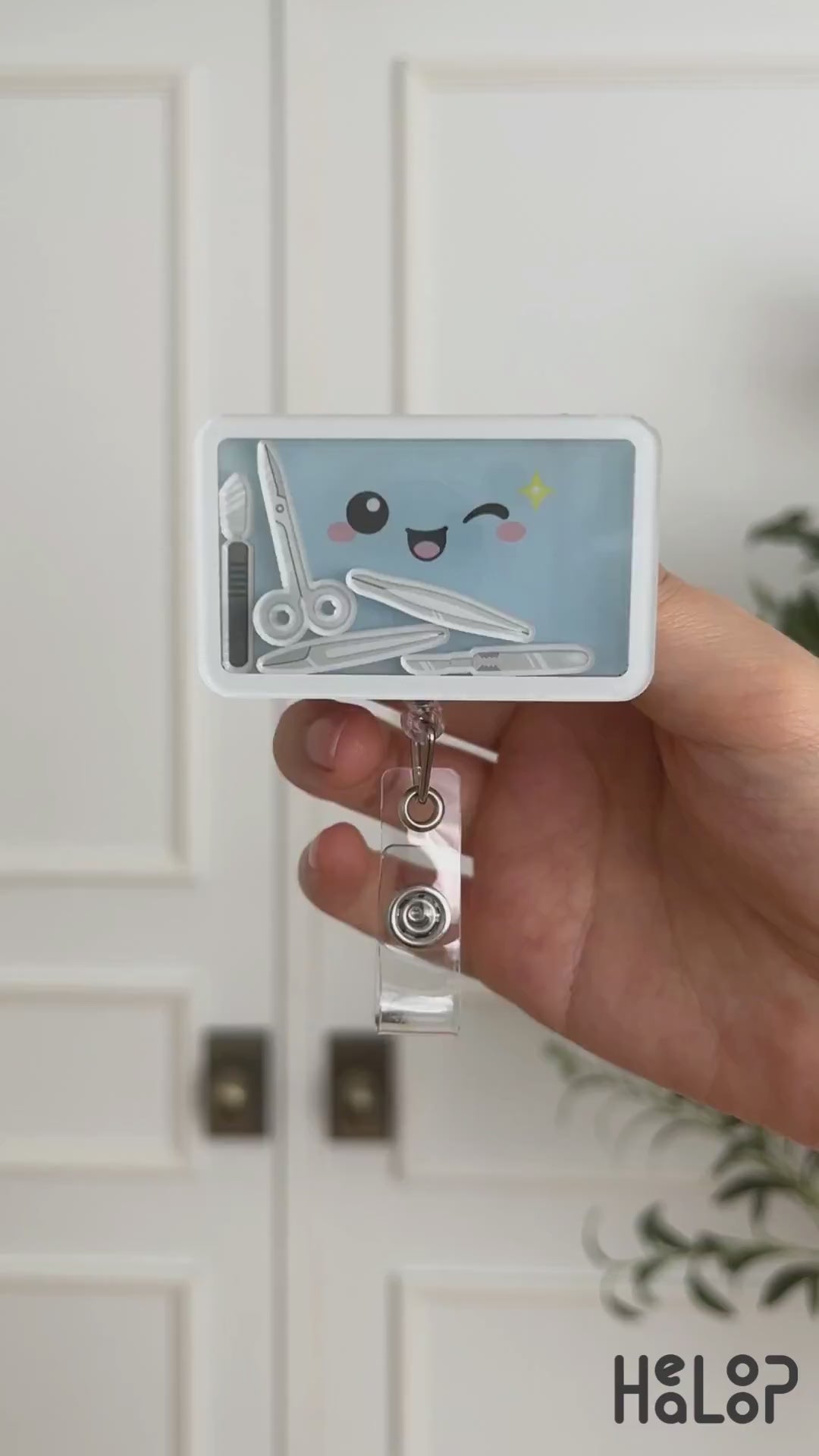 Surgical Tray Shaker Badge Reel Video