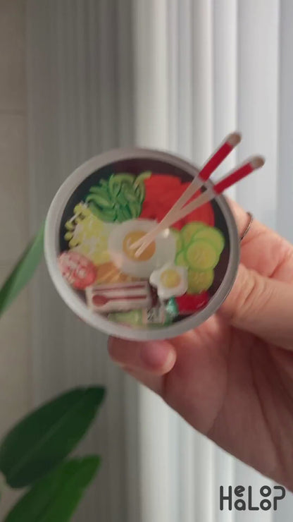 Korean Bibimbap Shaker Phone Grip Video