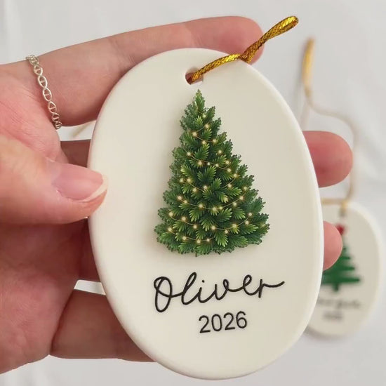 Custom Christmas Tree Ornament Video