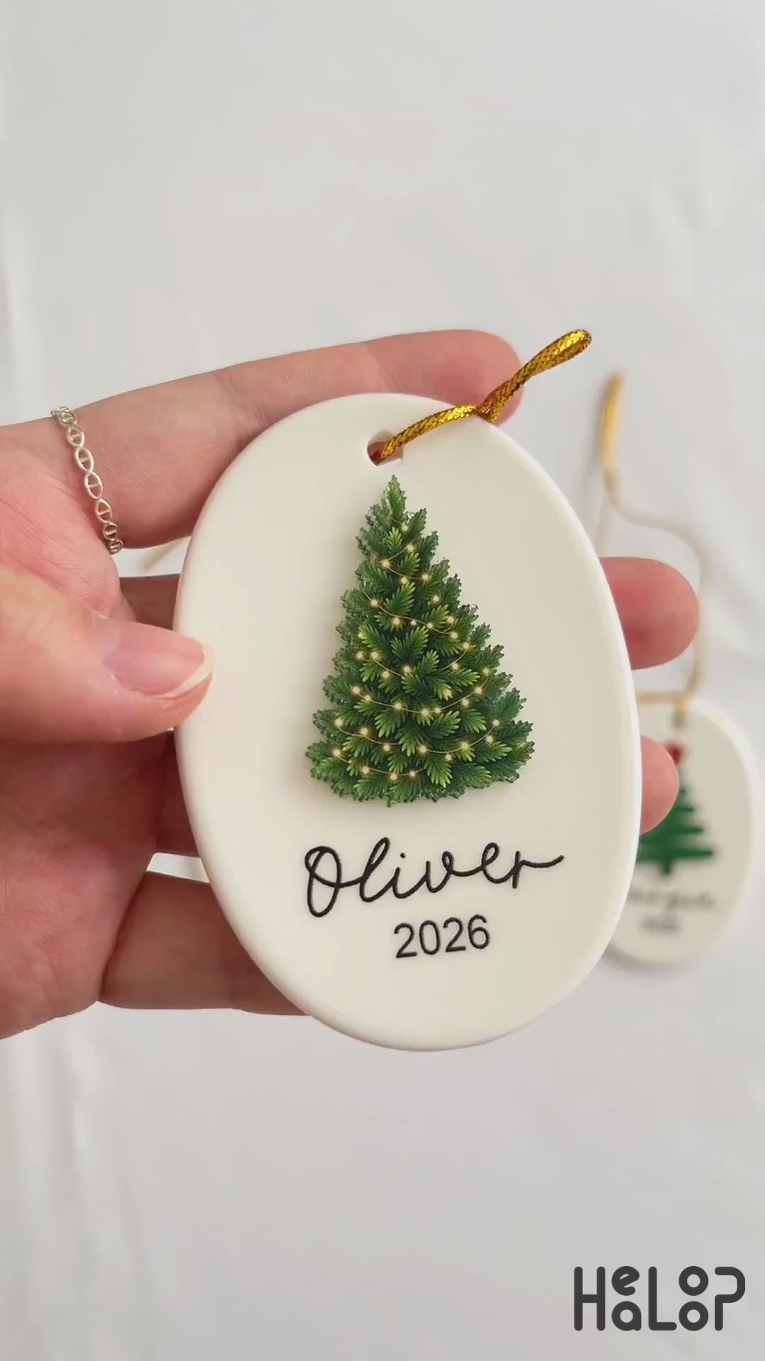 Custom Christmas Tree Ornament Video