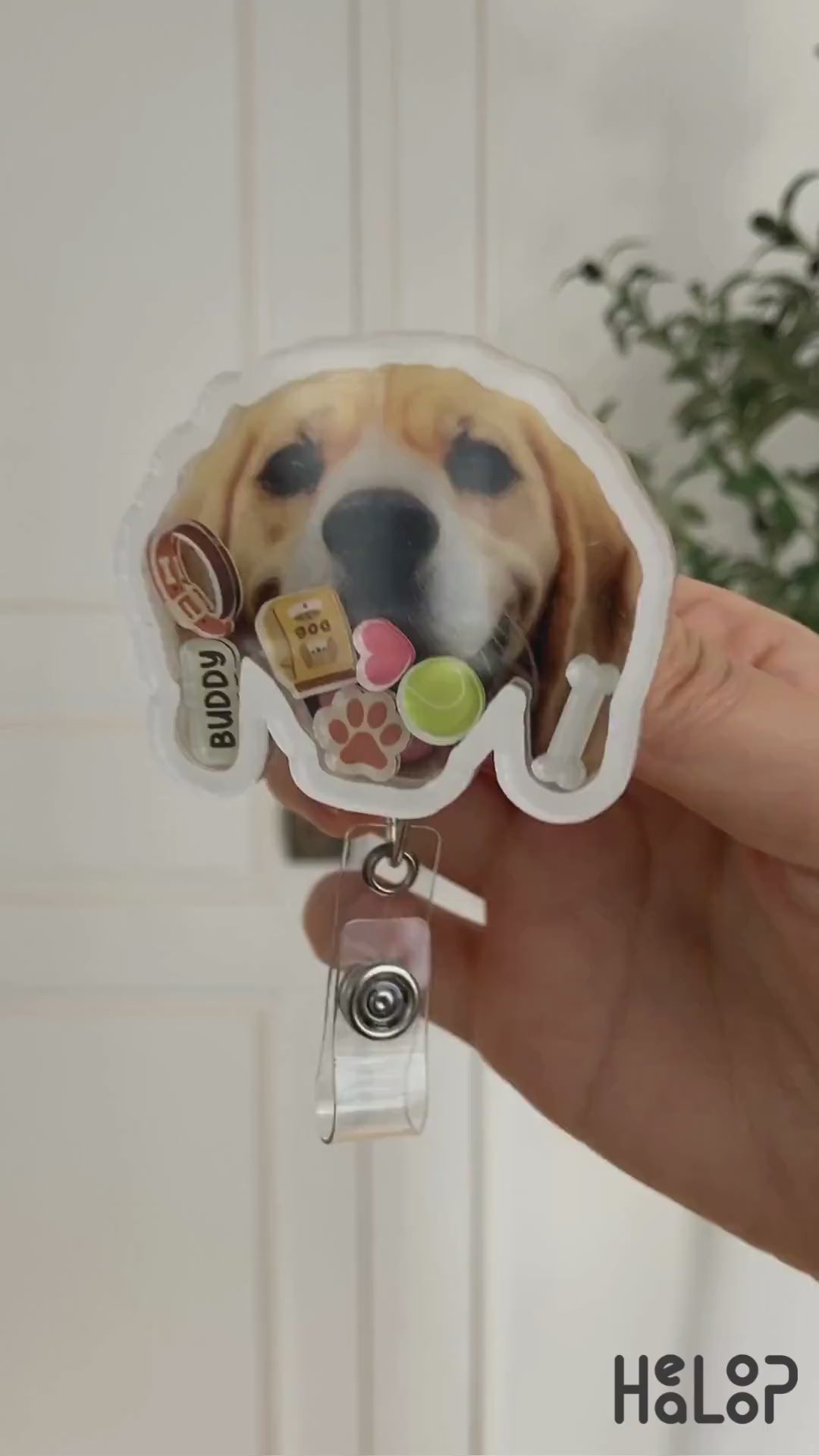 Custom Pet Shaker Badge Reel Video