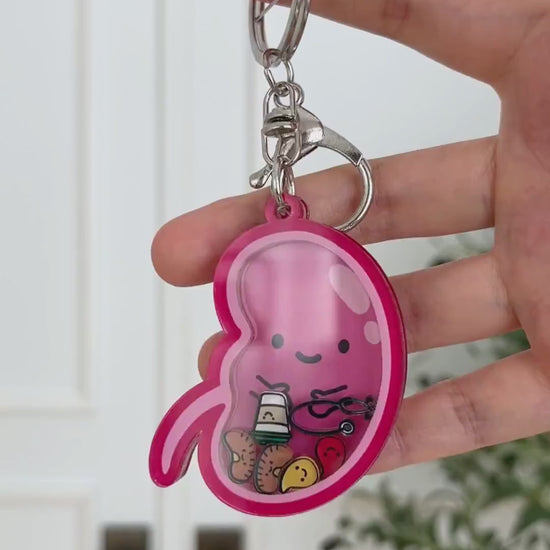 Kidney shaker keychain video