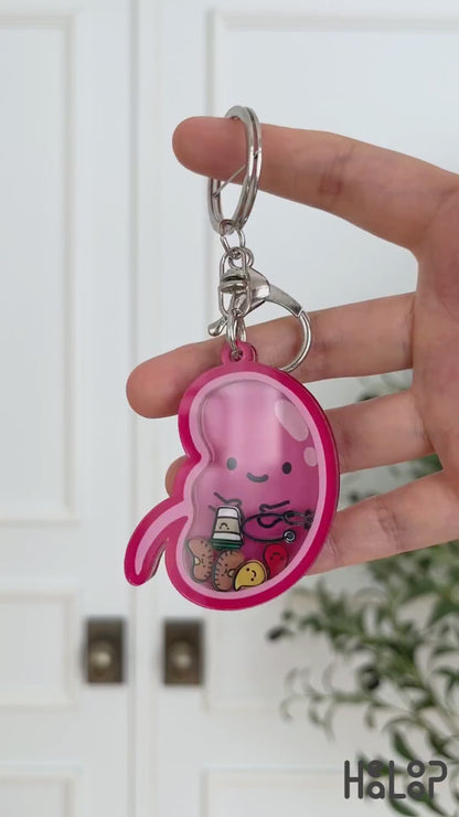 Kidney shaker keychain video