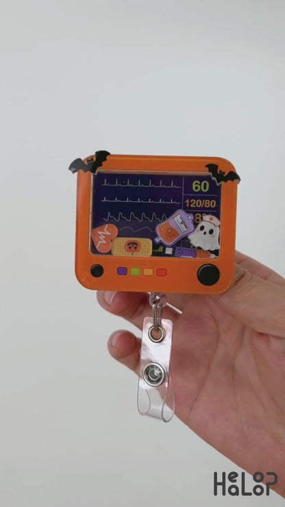 Heart monitor shaker badge reel set video
