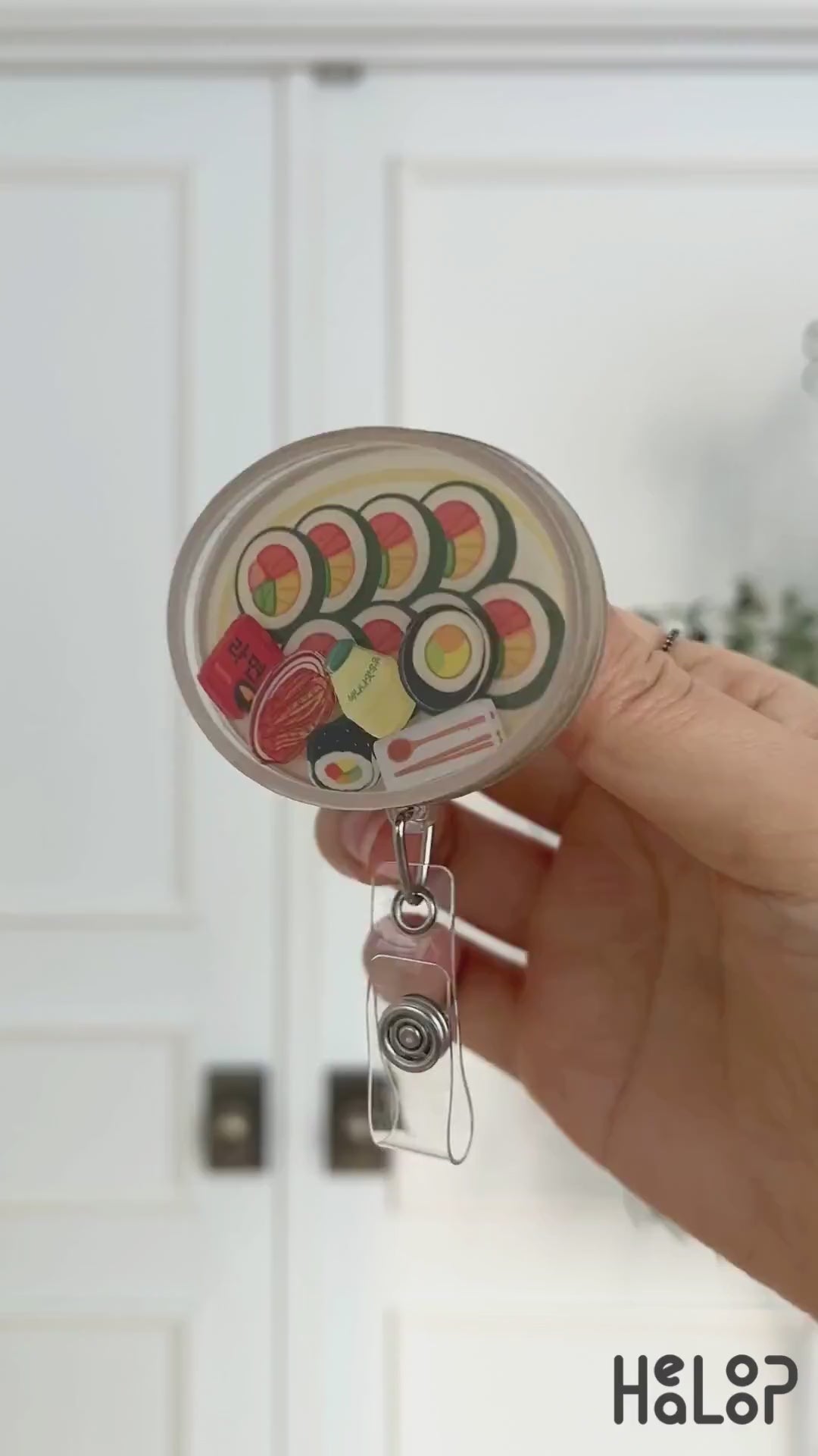 Korean Kimbap Shaker Badge Reel Video