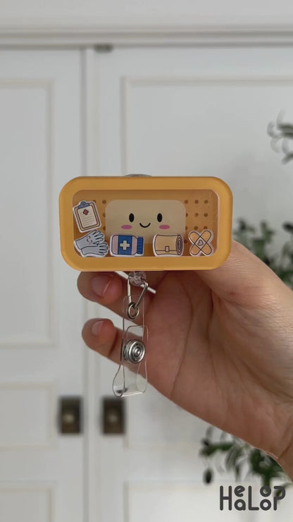 Bandage Shaker Badge Reel