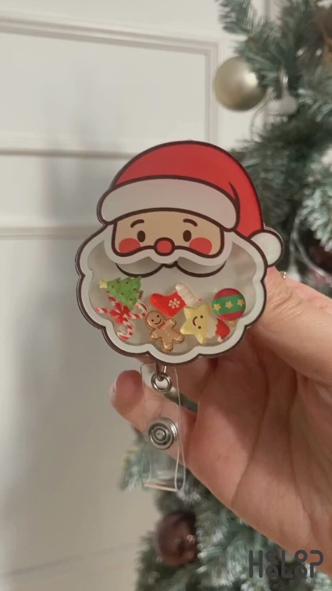 Santa Shaker Badge Reel Video