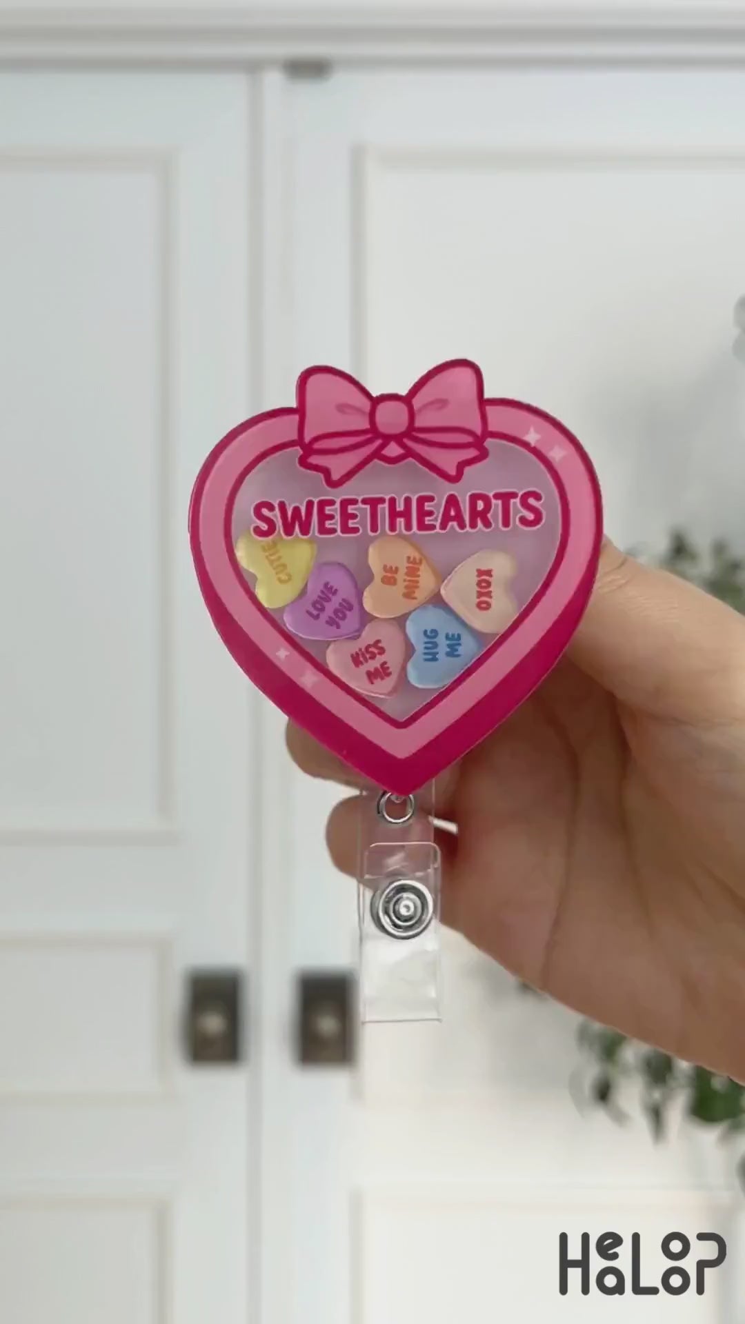 Sweethearts Valentines Day Shaker Badge Reel Video