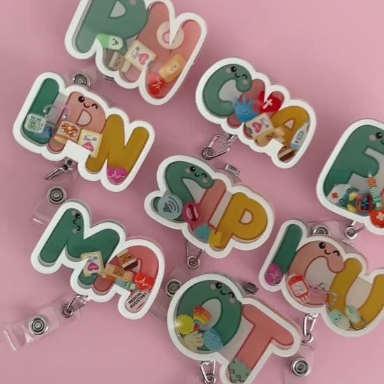 Letters Shaker Badge Reel Video