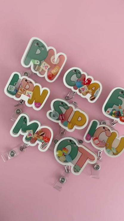 Letters Shaker Badge Reel Video