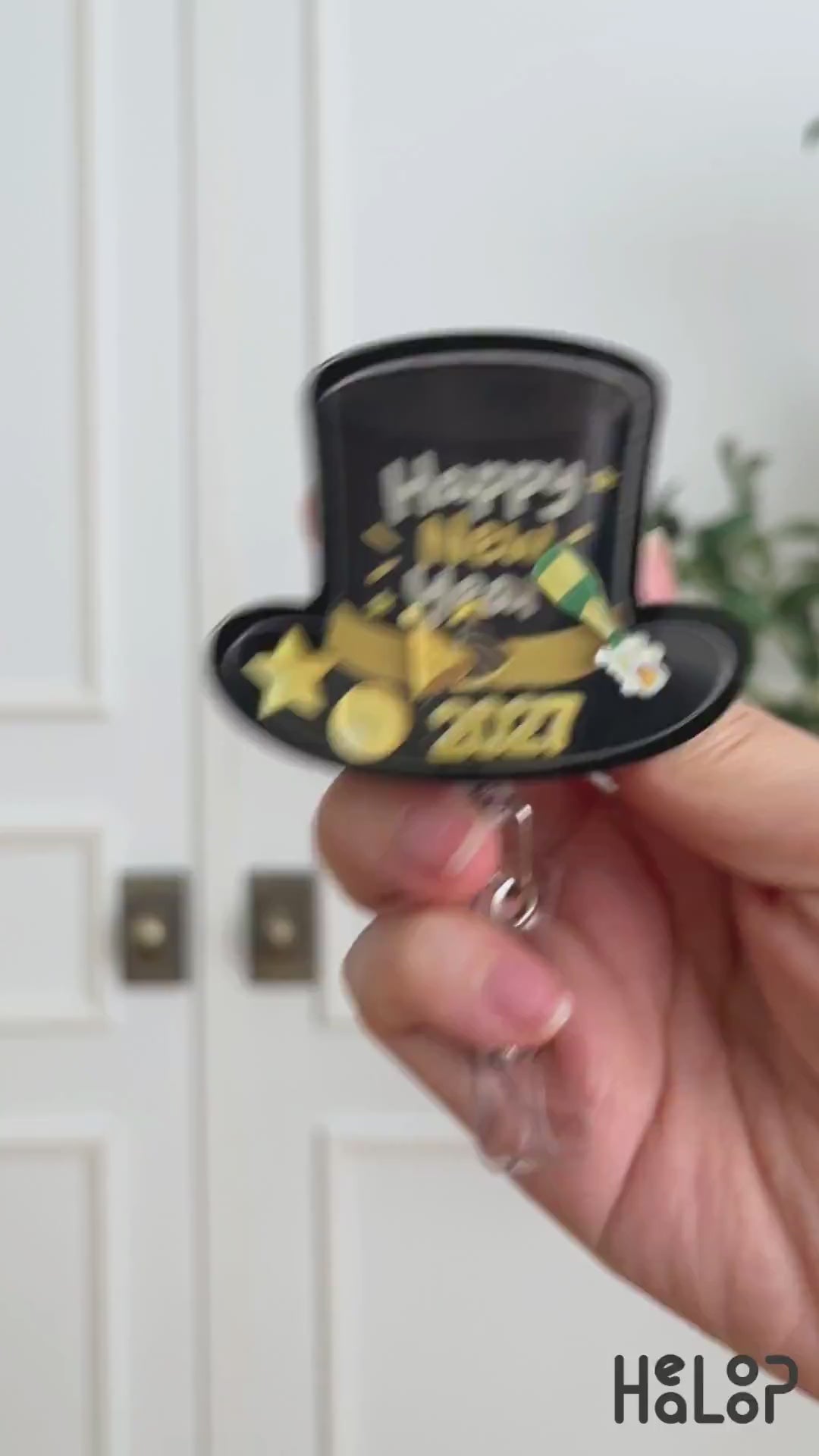 Happy New Year Shaker Badger Reel Video