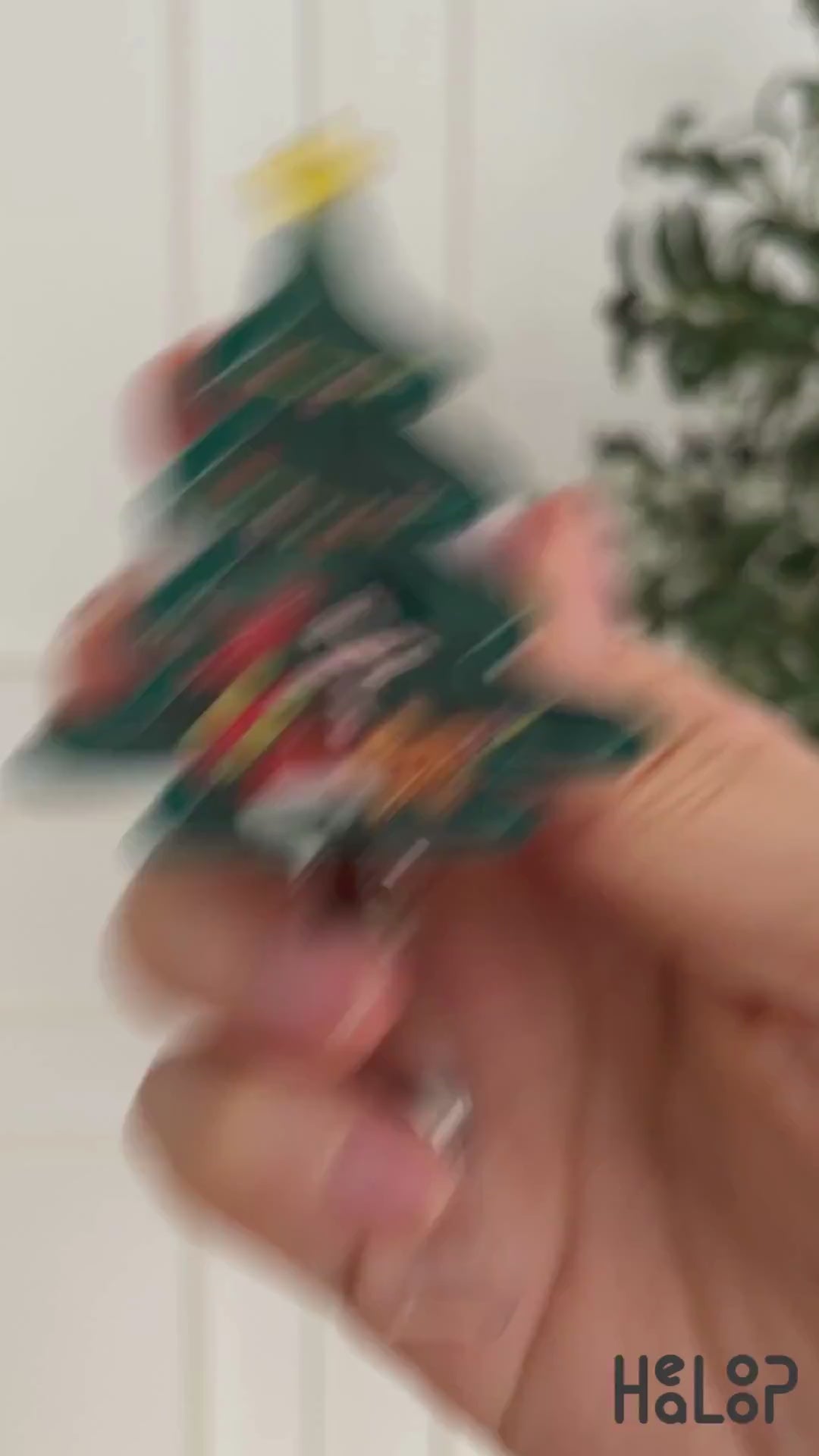 Christmas Tree Shaker Badge Reel Video