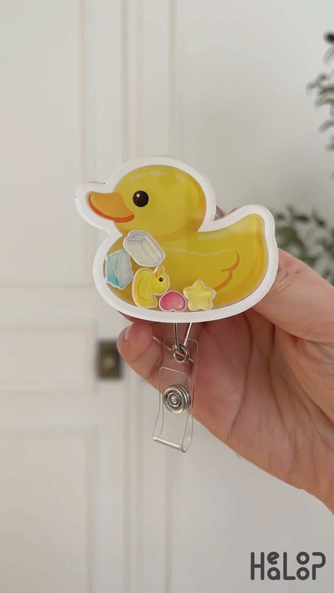 Rubber Duck Shaker Badge Reel Video