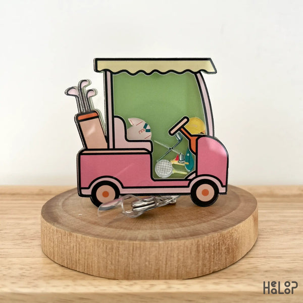 Skaker Golf Cart Badge Reel